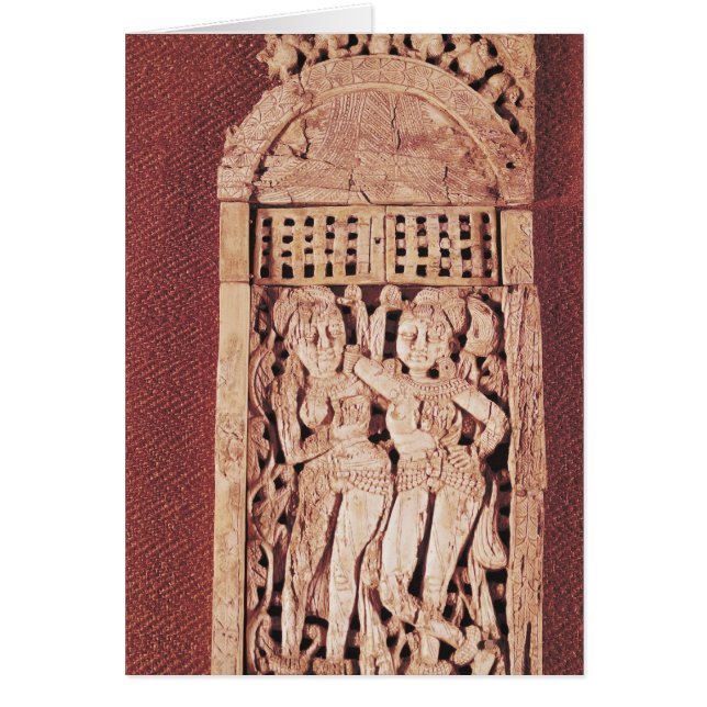 Carved Indian plaque (Voorkant)
