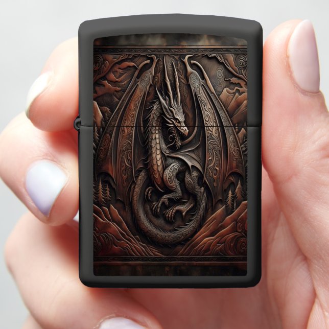 Carved Mountain Dragon (In Hand)