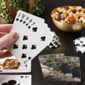 Carved Stone Celtic Cross - aangepaste naam Pokerkaarten (Insitu)