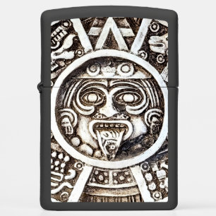 Carved Stone Mayan Aztec MesoAmerican Sun Calendar