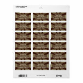 Carved Thanksgiving Turkey - Etiket (Full Sheet)