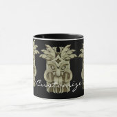 Carved Tiki Sculpture Thunder Mok (Midden)