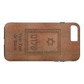 Carved Wood Shalom Case-Mate iPhone Case (Achterkant (Horizontaal))
