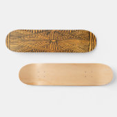 Carved Wood Skateboard (Horizontaal)