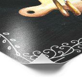 Carving Station Chalkboard Foto Afdruk (Hoek)