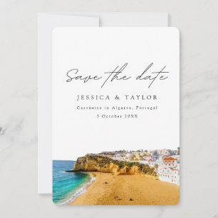 Carvoeiro in Algarve Portugal Foto's Opslaan van d Kaart