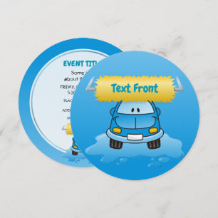 Carwash Cartoon Kaart