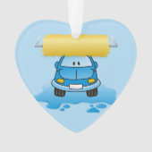 Carwash cartoon ornament (voorkant)