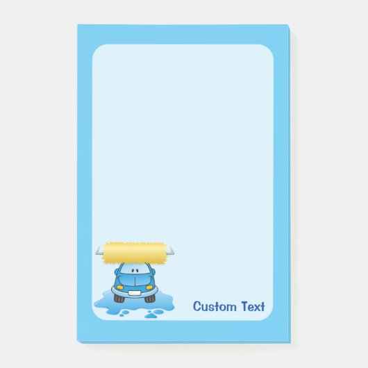 Carwash Cartoon Post-it® Notes (Voorkant)