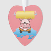 Carwash Pig Ornament (voorkant)