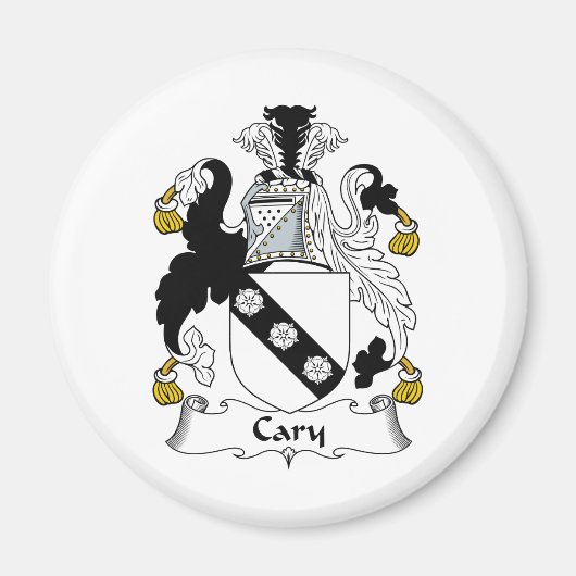 Cary Family Crest Magneet (Voorkant)