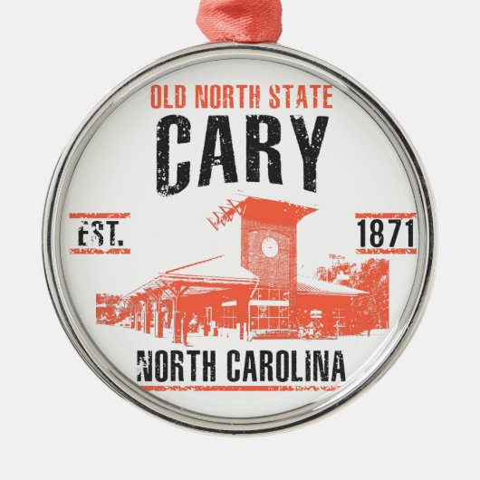 Cary Metalen Ornament (Voorkant)