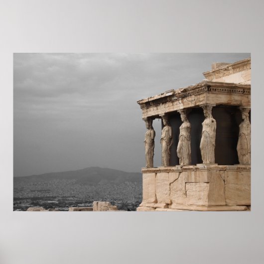 Caryatid Porch Poster (Voorkant)