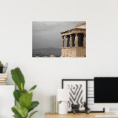 Caryatid Porch Poster (Thuiskantoor)