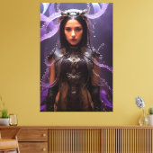 Carybdea Brevipedalia 062 Canvas Afdruk (Insitu (Woonkamer))