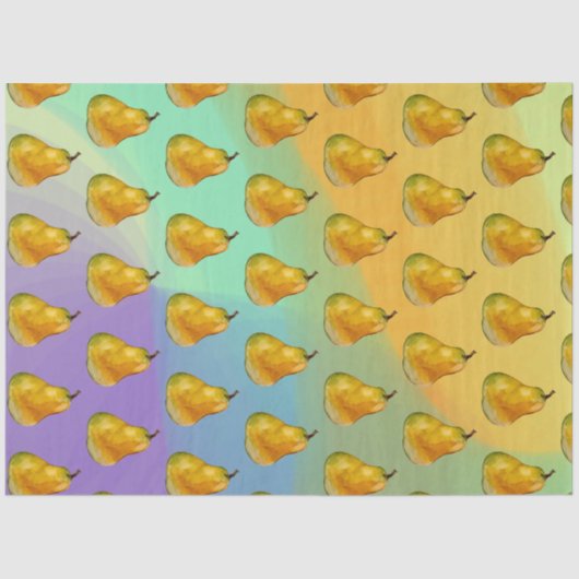 Cary's Pear Waterverf Tissuepapier (Voorkant)