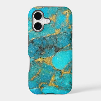 "Cas de téléphone de bleu de turquoise "