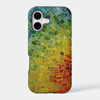"Cas de téléphone de mosaïque d'arc-en-ciel "