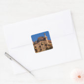 Casa Batilo, Gaudi Architecture, Barcelona, Vierkante Sticker (Envelop)
