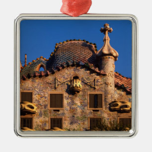 Casa Batilo, Gaudi-architectuur, Barcelona, Metalen Ornament