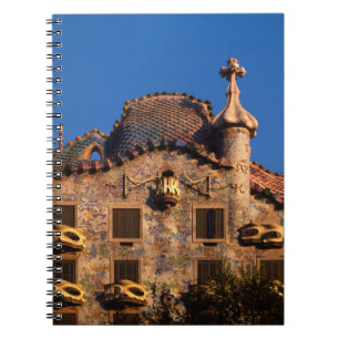Casa Batilo, Gaudi-architectuur, Barcelona, Notitieboek