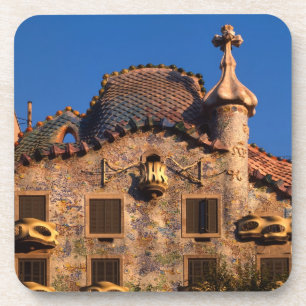 Casa Batilo, Gaudi-architectuur, Barcelona, Onderzetter