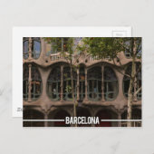Casa Batllo - Antoni Gaudi, Barcelona Briefkaart (Voorkant / Achterkant)