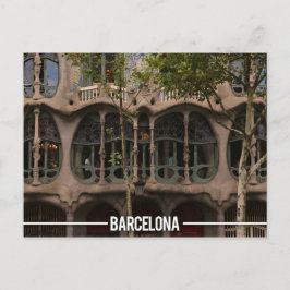 Casa Batllo - Antoni Gaudi, Barcelona Briefkaart