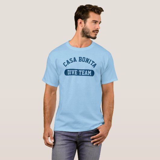 Casa Bonita Dive Team T-shirt (Voorkant volledig)