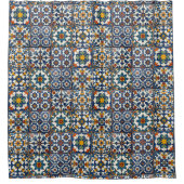 Casa Colorida Azulejo Douchegordijn (Voorkant)