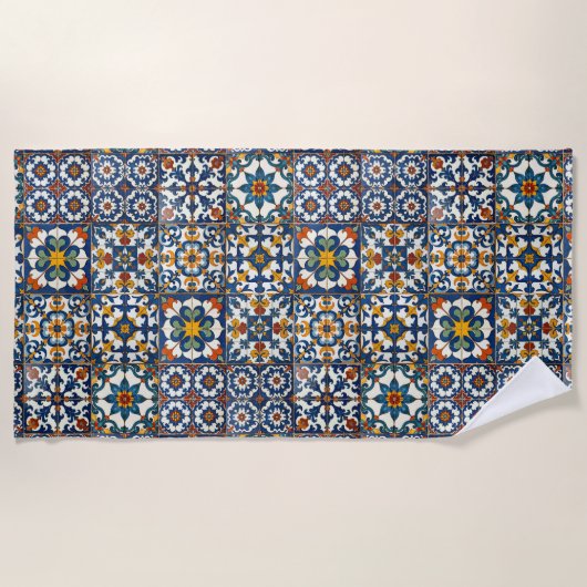 Casa Colorida Azulejo Strandlaken (Voorkant)