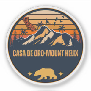 Casa de Oro-Mount Helix, Californië Sticker