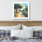 Casa di Campagnia Siciliana 3 van 3 Canvas Afdruk (Insitu (Slaapkamer))