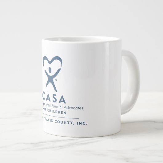 CASA du comté de Travis Coffee Mug (Devant droit)