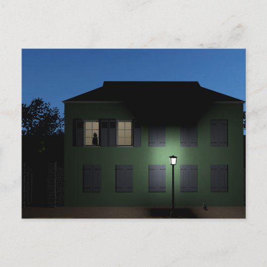 Casa en el campo briefkaart (Voorkant)