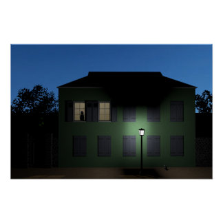 Casa en el campo perfect poster