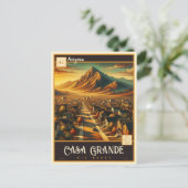 Casa Grande, Arizona |  BRIEFKAART (Staand voorkant)
