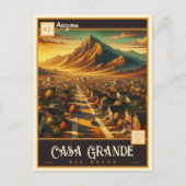 Casa Grande, Arizona |  BRIEFKAART (Voorkant)