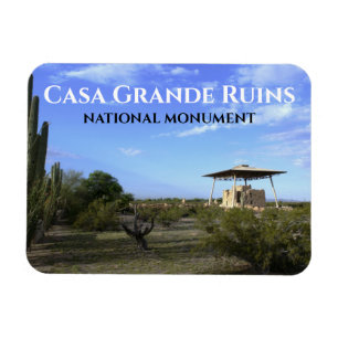 Casa Grande, het Grote Huis, Nationaal Monument AZ Magneet