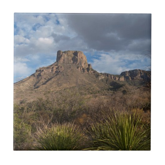 Casa Grande Peak, Chisos Basin, Big Bend Tegeltje (Voorkant)