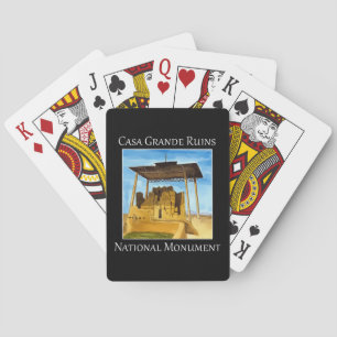 Casa Grande Ruins, Nationaal Monument in Arizona Pokerkaarten