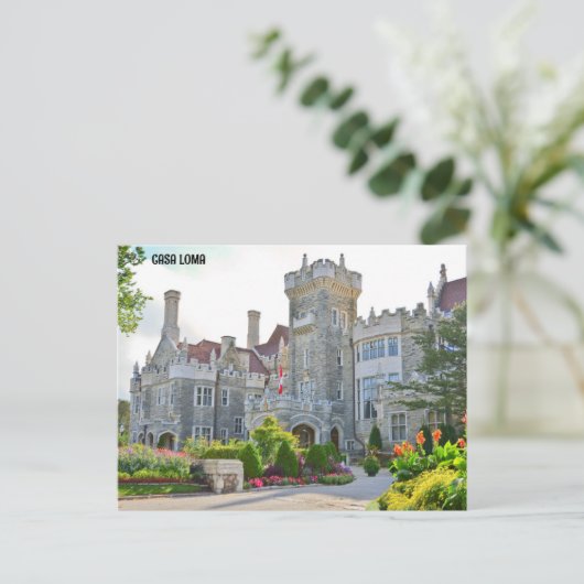 CASA LOMA, TORONTO, CANADA BRIEFKAART (Staand voorkant)