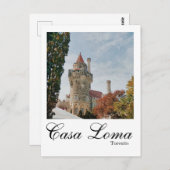 Casa Loma Toronto Canada Carte postale Voyage (Devant / Derrière)