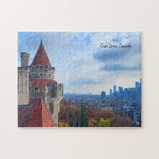 Casa Loma Uitzicht, Toronto, Canada Legpuzzel (Horizontaal)