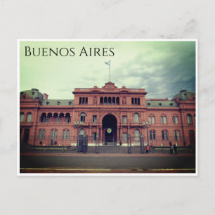 casa rosada wolken briefkaart