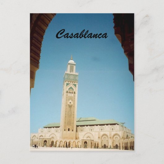 casablanca briefkaart (Voorkant)