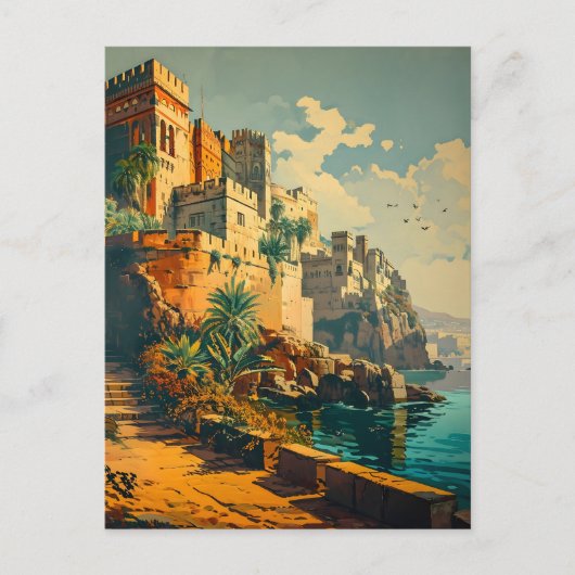 Casablanca Coast: Elegance Briefkaart (Voorkant)