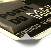 Casablanca Maroc Vintage French Travel Poster (Coin)