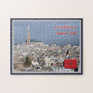 Casablanca - Marocco - Panorama - Legpuzzel