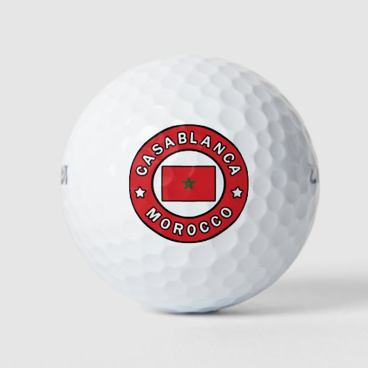 Casablanca Marokko Golfballen (Voorkant)